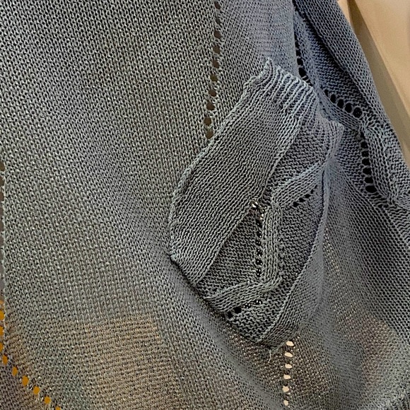 Soft Baby Blue Pastel Colour Knit Sweater - Picture 6 of 13